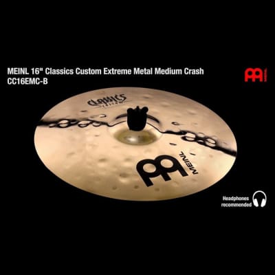 Meinl Classics Custom Extreme Metal Crash Cymbal 16 image 2