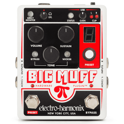 JHS Electro-Harmonix Triangle Big Muff Reissue with 