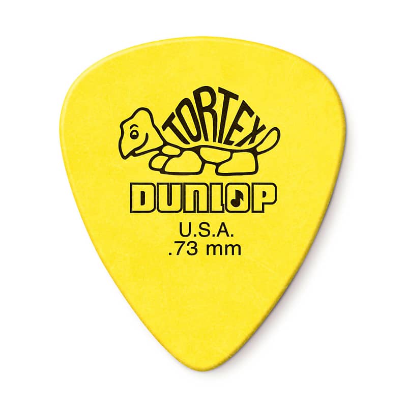 Dunlop 418P073 Tortex Standard Guitar Pick .73mm (12-Pack)