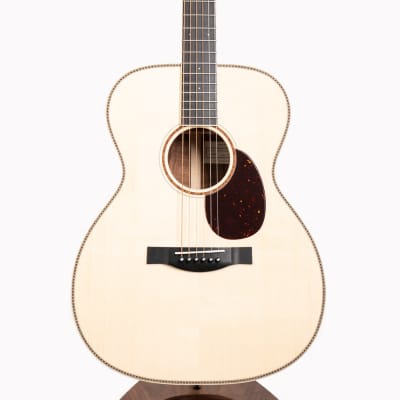 Santa Cruz OM Custom Acoustic Guitar, Flamed Koa & Italian Spruce image 2