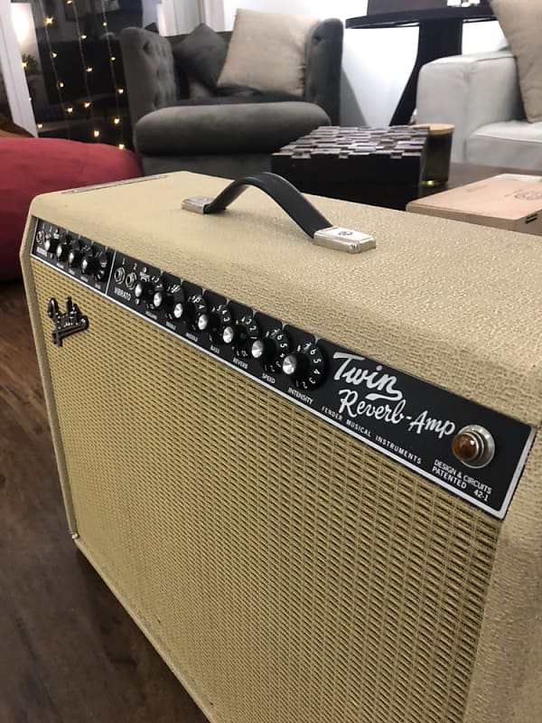 Fender Twin Reverb 2005 British Tan Reverb 5265