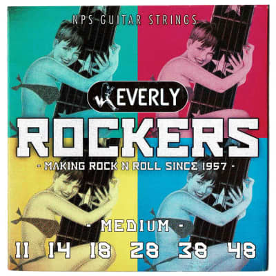 Everly 9011 Rockers Medium 11-48 NPS Electric Guitar Strings image 1