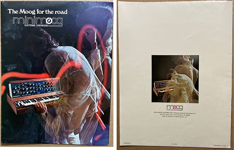 Moog & Arp original sales brochures x 4, early 1970s Reverb