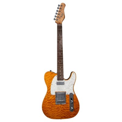 Michael Kelly 1955 Electric Guitar (Amber Trans) image 2