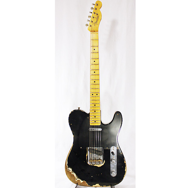 ブランドバッグ通販サイト Telecaster Nocaster 1951 Fender Heavy Custom Black Relic ギター