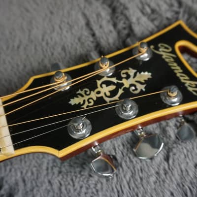 Yamaki BP-30S Petit Series Buffalo Headstock Japan Sunburst Acoustic Guitar image 14