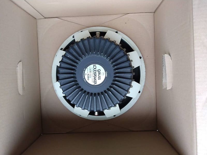 Vintage Gauss 12” Speaker high wattage - model #4280 Rare