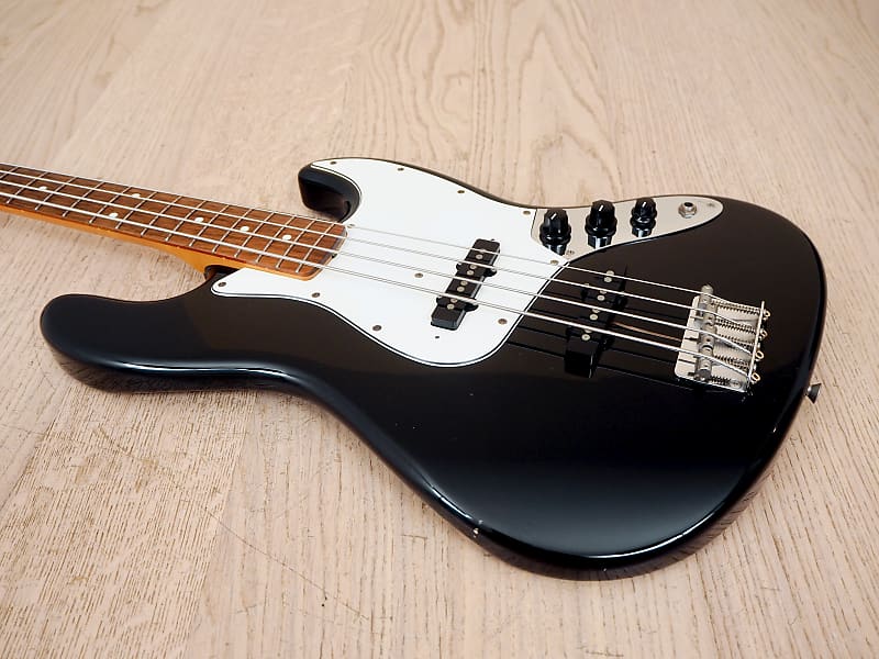 1980s Fernandes The Revival RJB-55 '64 Model Vintage Jazz Bass Black Japan