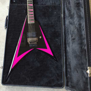 ESP Ltd Alexi Black pink limited run Reverb