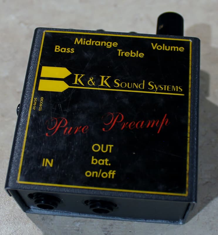 K&K Sound Pure Preamp 2010s Black Reverb