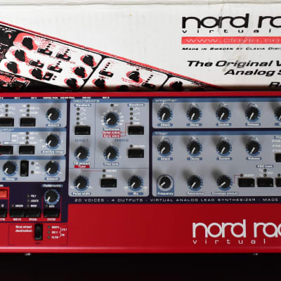 Nord 2X Rack 20-Voice Rackmount Virtual Analog Lead Synthesizer 