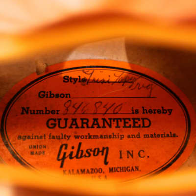 Gibson Trini Lopez Standard 1966 - Sparkling Burgundy Metallic image 11
