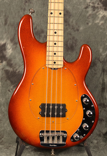 Ernie Ball/Musicman Stingray 4 2002 Autumn Burst Sparkle Matching Headstock  w/ Hardshell Case