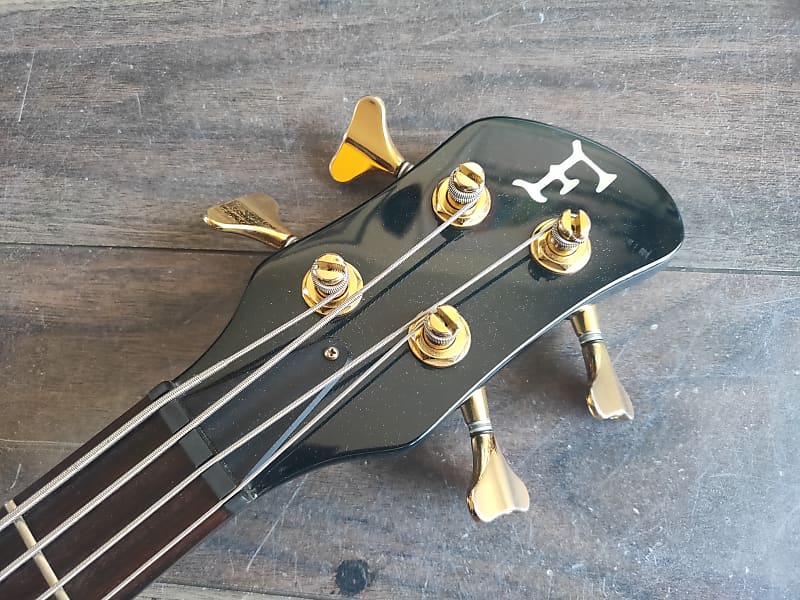 1990's Fernandes Japan SWB-75 Spector Style Bass (Black) w