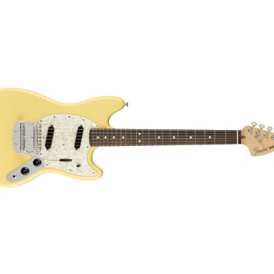 Fender American Performer Mustang - Vintage White w/ Rosewood FB image 4