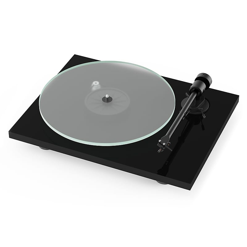 Pro-Ject: T1 Turntable - Piano Black Piano Black  			