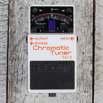 Boss TU-2 Chromatic Tuner Electric Guitar and Bass Multi-Mode Effects Pedal for sale
