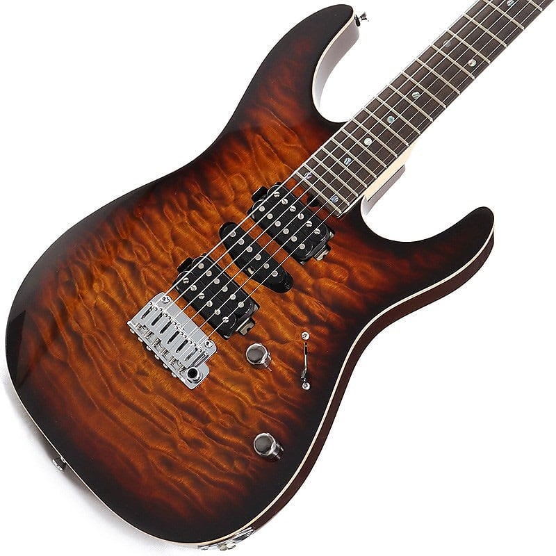 T's Guitars DST-Pro24 Selected Quilted Maple Top (Tiger Eye Burst)  [SN.032474] [Special price]