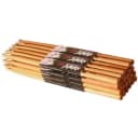 On-Stage 5A Hickory Drum Sticks with Wood Tip, Size 5A, 12 Pair
