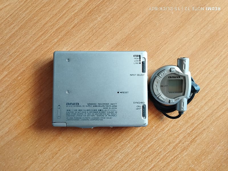 aiwa MDプレーヤー AM-F7 aiwa MDプレーヤー AM-F7