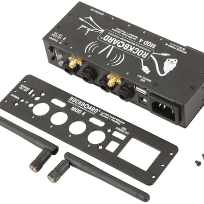 RockBoard MOD 4 & U2 Transmitter - 2.4 GHz Guitar Wireless Receiver, Transmitter + TRS Patchbay image 8