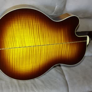 Sweet 16yr Old Guild F47MCE w/HSC All Solid Woods AAAA Flame Maple. Fishman Prefix ProBlend Mic & PU image 21