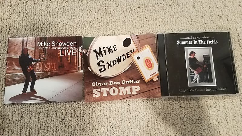 Mike Snowden Cigar Box CDs -- Priced Reduced image 1