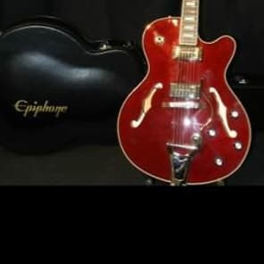 Epiphone Emperor Swingster  Trans Red image 3