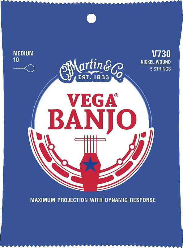 Martin V730 Vega Banjo Strings - Medium image 1