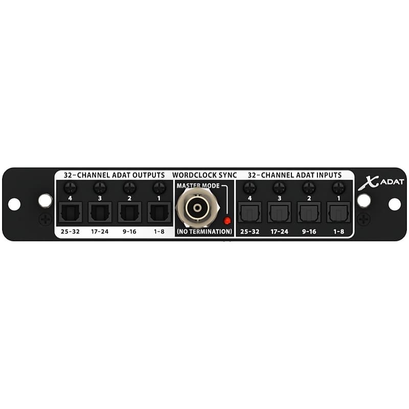 Behringer XADAT 32Channel ADAT Word Clock Expansion Card Reverb