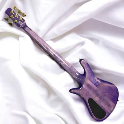 Spector USA NS-5XL, Ultra Violet Gloss w/ Pau Ferro and Haz-Lab Preamp *IN STOCK* image 15