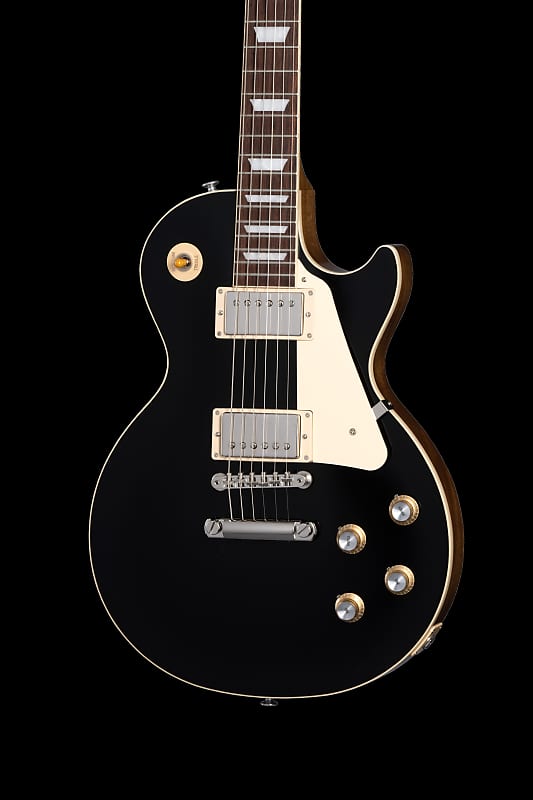 Gibson Les Paul Standard 60s Plain Top, Ebony Top | Reverb