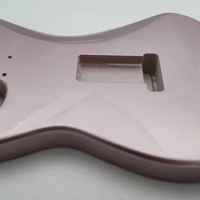 3lbs 11oz BloomDoom Nitro Lacquer Aged Relic Faded Burgundy Mist S-Style Vintage Custom Guitar Body image 10