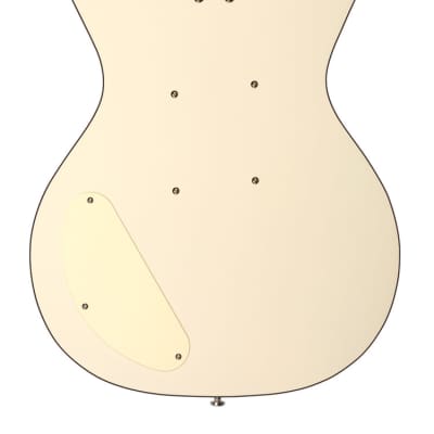 Danelectro D59DIVINE-CREAM Double Cutaway Shorthorn Shape C Shape Neck 6-Electric Guitar image 3