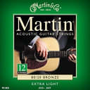 Martin M180 Extra Light 80/20 (5-Sets) 12 String Bronze Acoustic Guitar Strings