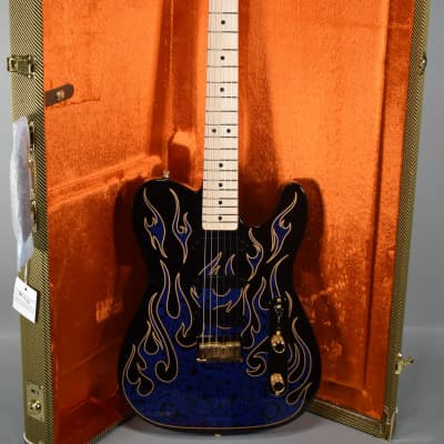 2021 Fender James Burton Telecaster Blue Paisley Flames Finish w/OHSC for sale