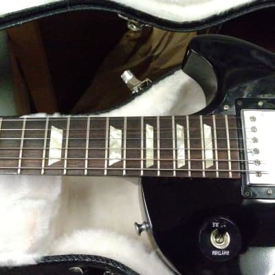 Gibson Les Paul Studio 1998 - 2011 Ebony 2006 with original HS case image 12
