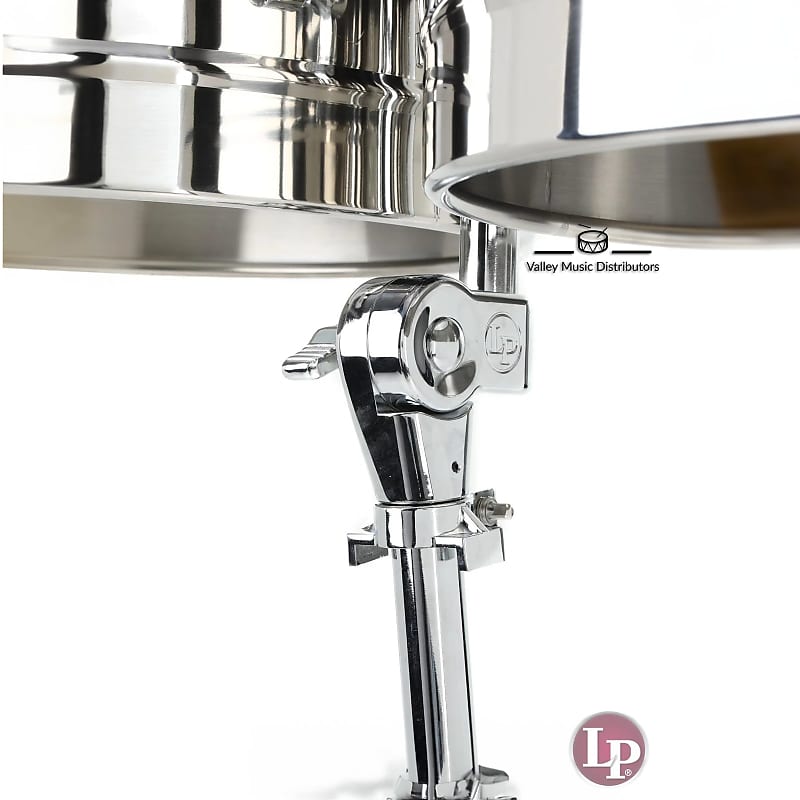 LP LP1516-S Prestige Stainless-Steel Thunder Timbales 15 and 16