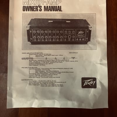 Peavey 260 Standard PA mixer-amp and 2X T300 speaker cabs 1975 image 7