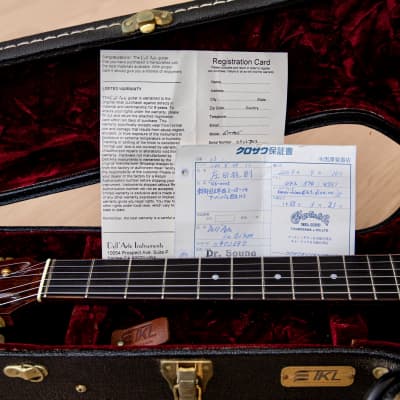 Dell’Arte John Kinnard Acoustic Electric Gypsy Jazz Guitar Rosewood USA, w/ Case image 16