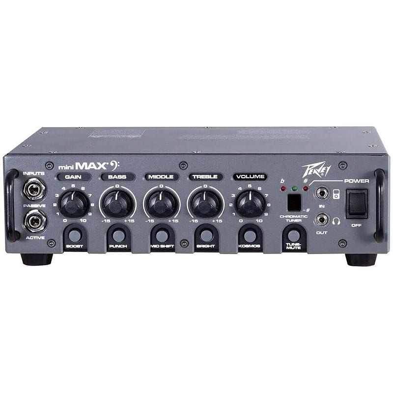 Peavey MINIMAX 500 Watt 4 ohm Bass Amplifier Head & Bag Used