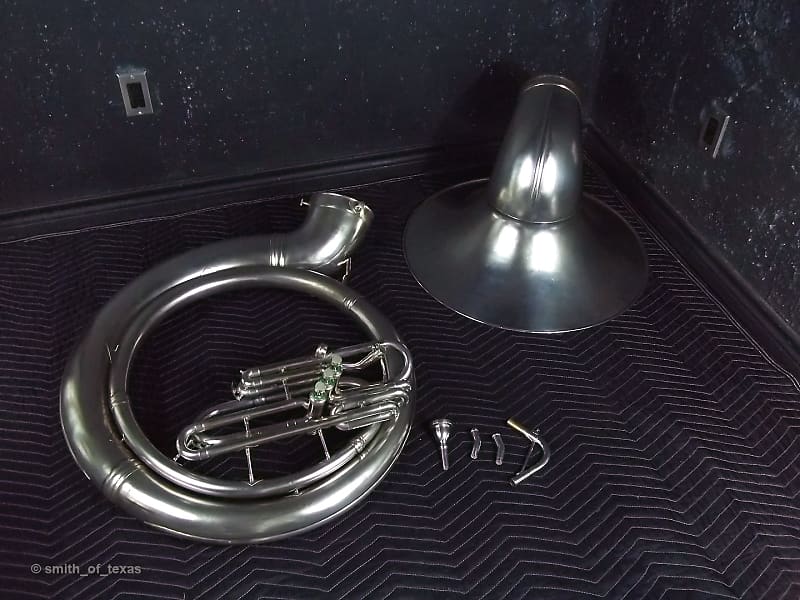 King 2350 Silver Sousaphone Neck & Bits Professionally Reverb