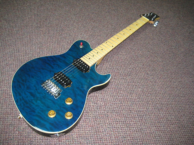 Silvertone FastBack Electric guitar 2000 2016 Transparent Blue