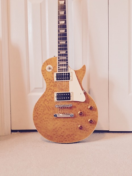 Rare Epiphone Les Paul Classic 1997 Birdseye Maple/Amber