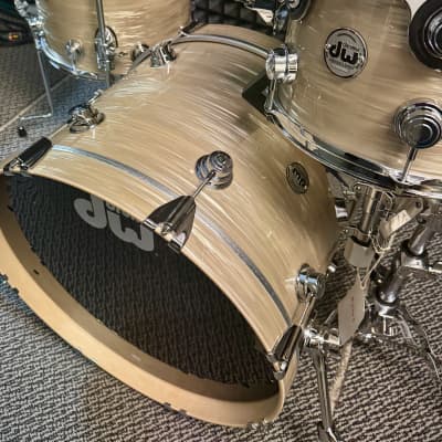DW Collector’s Series “333” Pure Maple Drum Set 12/14/20 - Creme Oyster FinishPly image 3