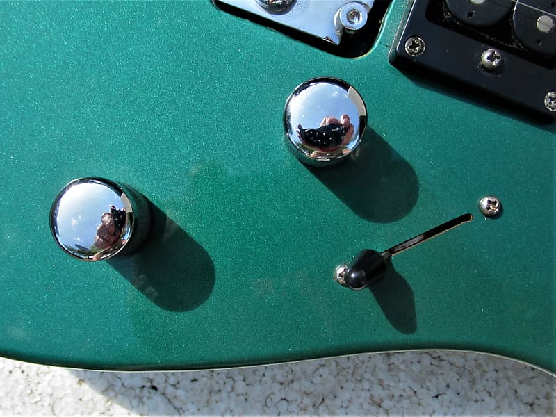 Hamer Slammer Guitar, 1990's, Metallic Green, Fresh Setup