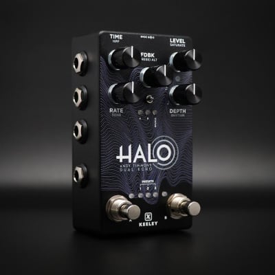 Keeley Keeley Keeley Halo - Waves Limited Edition - Andy Timmons Signature  Dual Echo 2022 - Black 2022 Black | Reverb