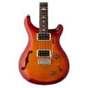 PRS S2 Custom 22 Semi-Hollow Body Electric Guitar, Dark Cherry Sunburst w/ Gig Bag