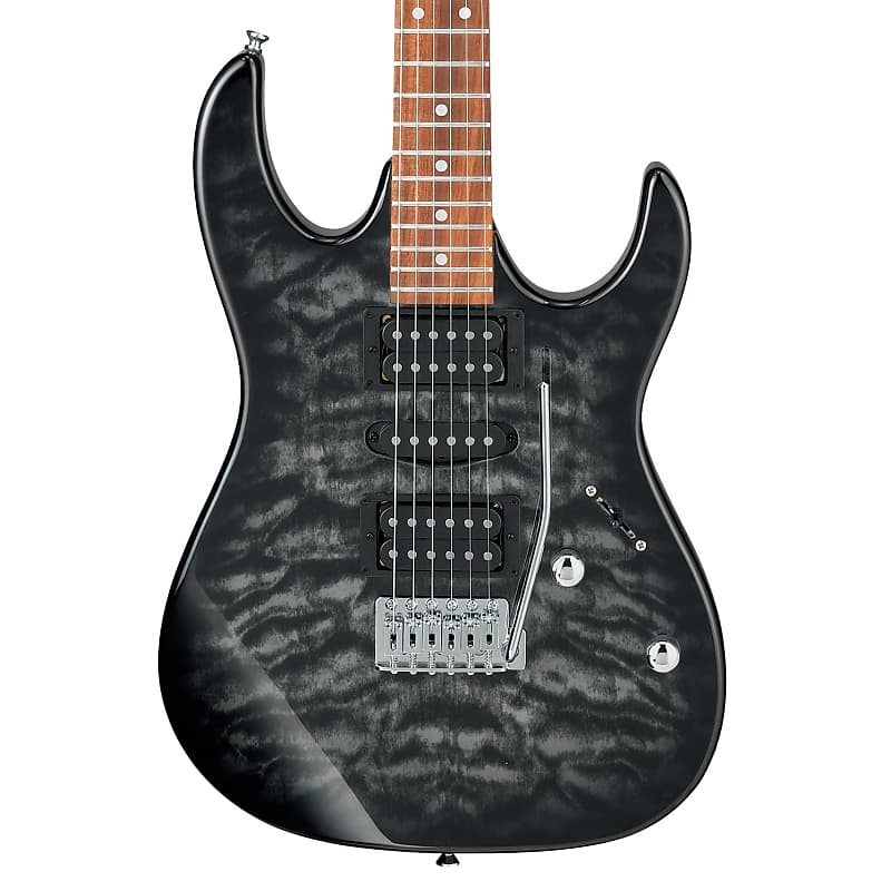 Ibanez Gio GRX70QA RX Electric GuitarTransparent Black Sunburst