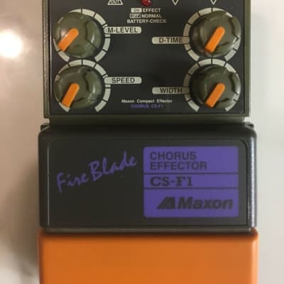 Maxon CS-F1 FireBlade Chorus Effector Rare Vintage Guitar